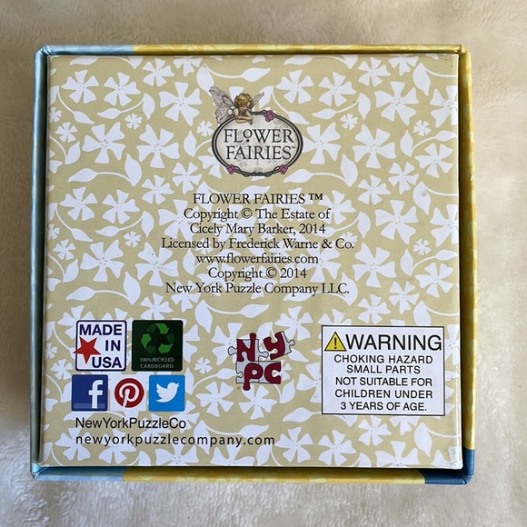 Mini Puzzle Flower Fairies 100 Pieces Owlcrate Jr. - Picture 3 of 5